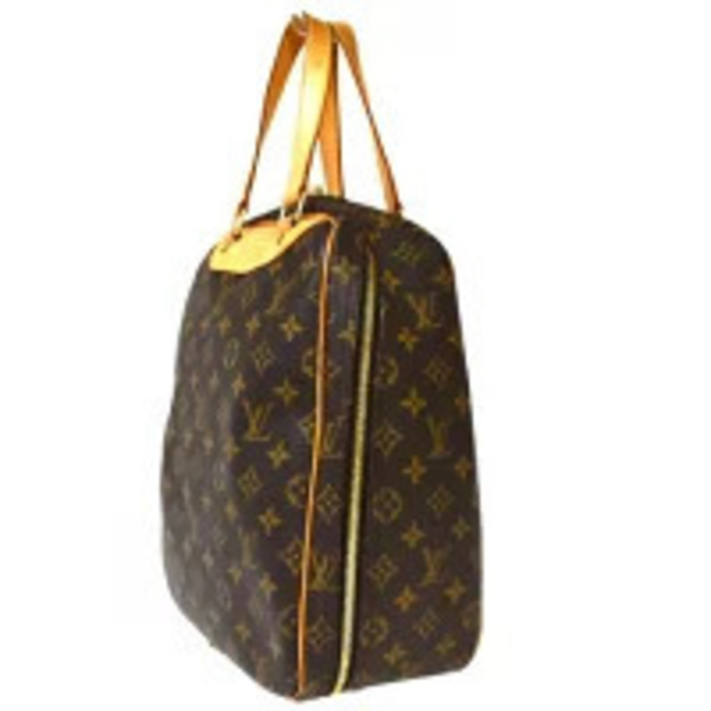 Louis Vuitton Excursion Handbag Monogram Leather Case Shoe Brown